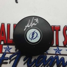 Anthony Cirelli Authentic Signed Hockey Puck Autographed JSA