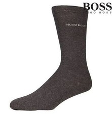 New Hugo Boss men's socks 2 pairs Grey color US Size 7-9. FAST SHIPPING.