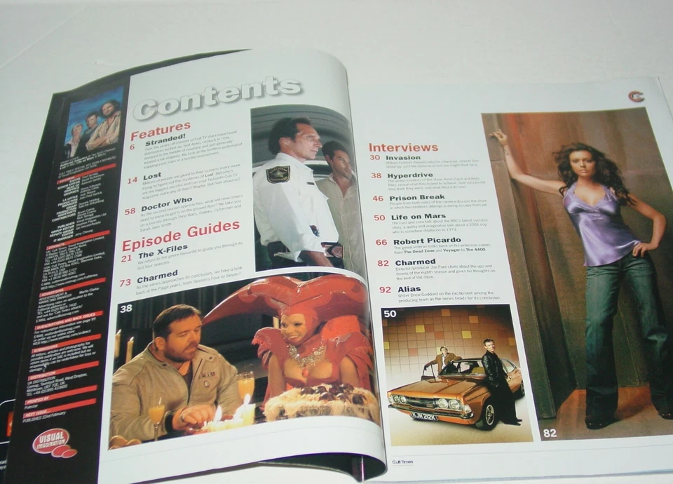 Cult Times Special #37 Magazine 2006  Lost TV Show Stranded  X-Files Sci-Fi Foto 2 de 4