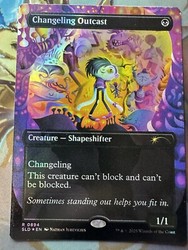 Changeling Outcast (Rainbow Foil) - Secret Lair: Everyone's Invited