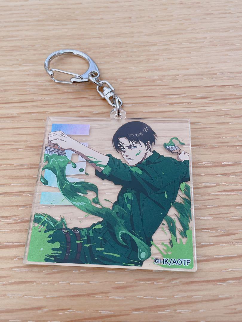 Attack On Titan Akihabara Festival Paint Acrylic Key Chain Levi Corporal