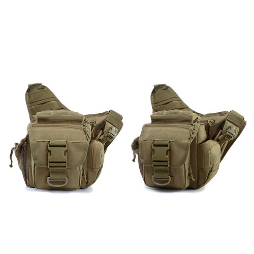 Sac à élingue tactique sac molle militaire armée sac à bandoulière pack sac à dos corps - Photo 13/15