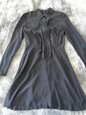 Sandro Black Long Sleeve Dress XS/S