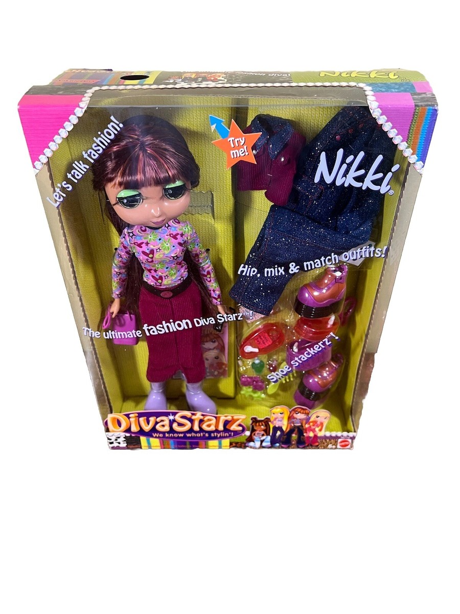 DIVA STARZ NIKKI Interactive talking Doll 2002 BNIB New Sealed