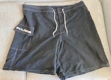 Polaris Shorts XL Nylon Black Jet Ski Water Sports