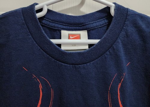 Nike Team USA Track & Field Graphic Navy Blue Red T Shirt Youth XS Cotton - Picture 2 of 10