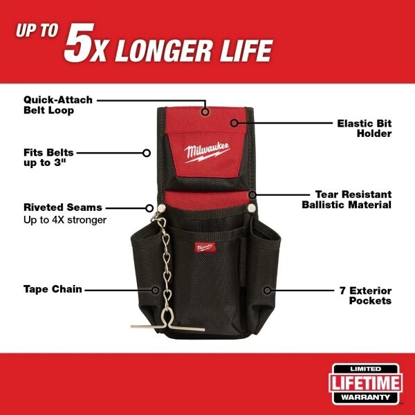 Milwaukee CANADA 7-Pocket Compact Utility Pouch | eBay