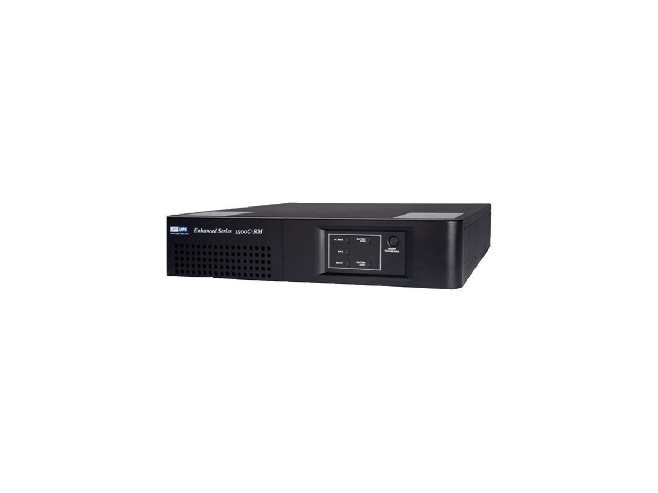 OPTIUPS ES1500C-RM UPS PURE SINE WAVE POWER BACKUP INPUT AC100-120V 12A 980WATT