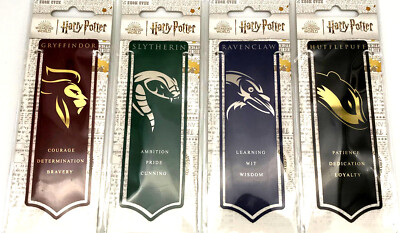 Harry Potter Lesezeichen Gryffindor Slytherin Ravenclaw Hufflepuff Metall Book