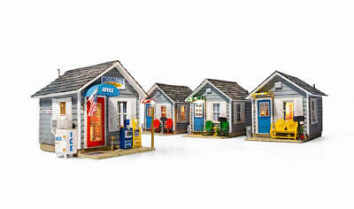 Woodland Scenics BR5877 O Scale Moonlite Motor Court Built & Ready Landmark Stru