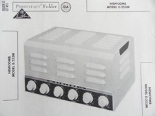 Original Sams Photofact Manual NEWCOMB E-253M 455 