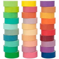 30 Rolls Washi Tape Set   Colored Decorative Tape for Scrapbooking  Crafts
