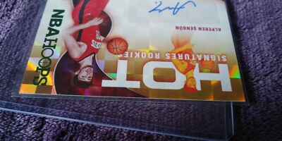 2021-22 NBA Hoops Hot Signature Rookies Alperen Sengun Auto