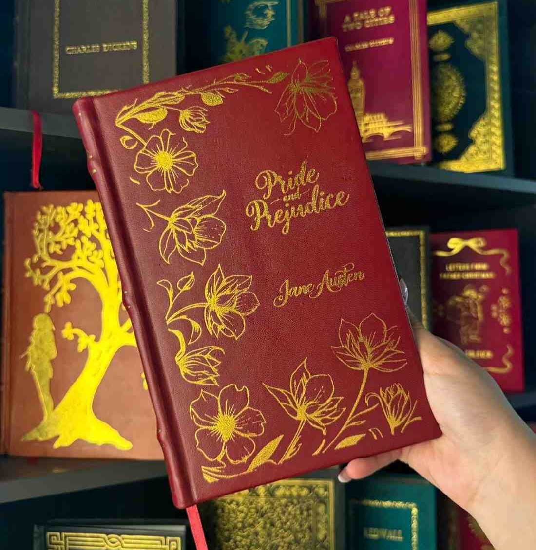 Pride and Prejudice by Jane Austen [Premium Leather Bound]