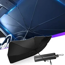 Foldable Car Sunshade Sun Shade Front Window Windshield Cover Visor uv Umbrella
