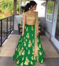 Indien Vêtement Lehenga Choli Bollywood Fête Pakistanais Neuf Créateur Noces