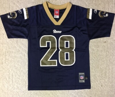 Marshall Faulk Youth Large Rams Jersey