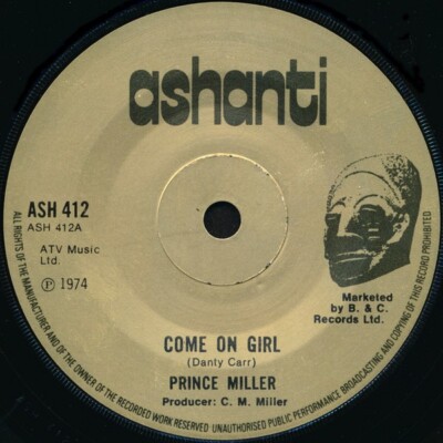 Count Prince Miller - Come On Girl / Soul Billy (7'')