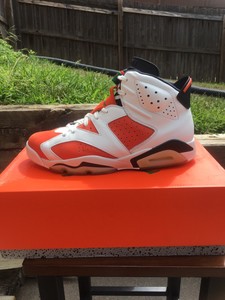jordan 6 orange and white