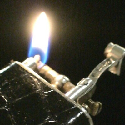 Altes Benzin Feuerzeug ( Dunhill Unikat ) Vintage LIGHTER Feuerzeug Accendino