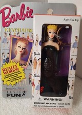 Barbie Keychain Solo In The Spotlight Brunette with Black Dress New In Box