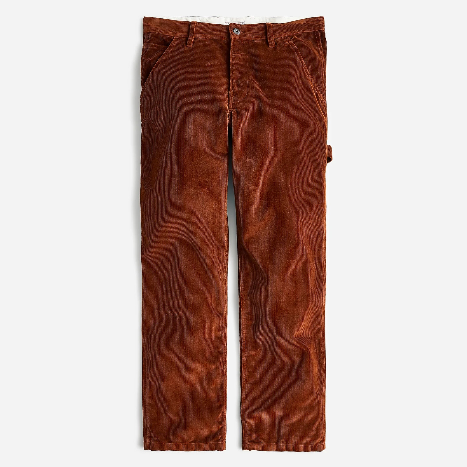 Wallace & Barnes x J.Crew Mens Corduroy Painter Pants Amber Brown 138