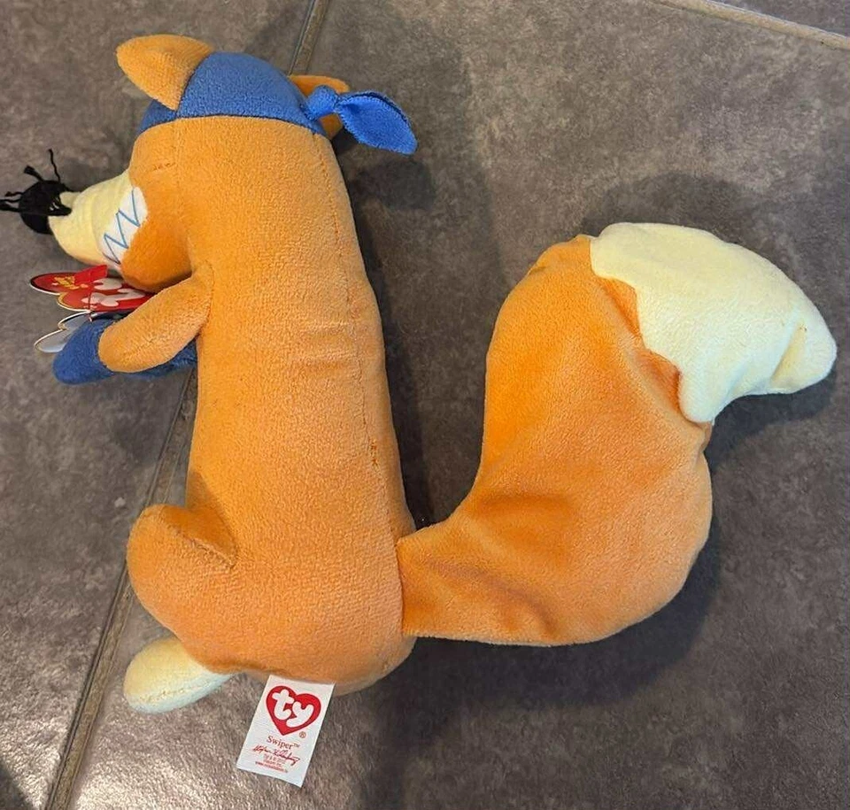 Juguete de peluche Ty Beanie Baby Swiper the Fox Dora the Explorer 7" Foto 2 de 2