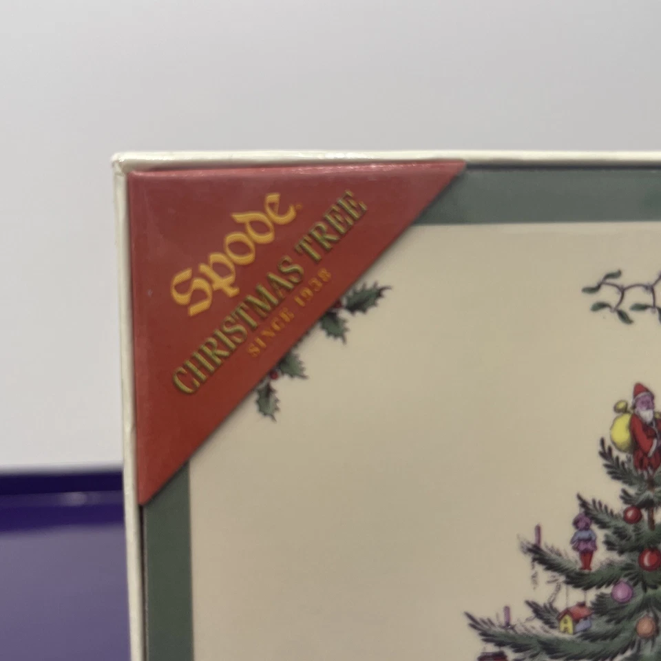Spode Christmas Tree Coasters - Set of Six - Cork Backed - New Sealed - Image 4 of 4