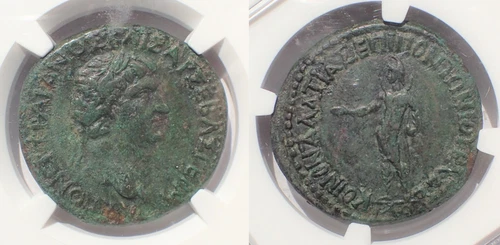 Koinon of Galatia, Trajan (AD 98-117). AE 32. Very Rare. NGC Choice VF