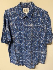 Vintage Body Objects Made In USA Shirt 80s Geometric Neon 90s 1980s XL