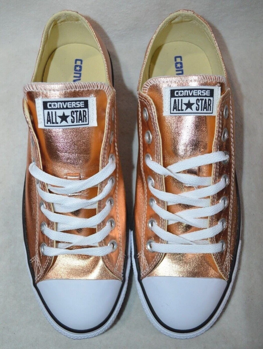 Metallic sunset top glow converse