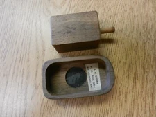 Vintage A. M. Coiner Friction Slate Turkey call Waynesbor , VA. 3" Long Used