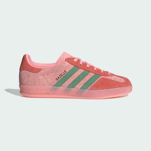 adidas Gazelle Indoor Womens Sneakers Pink Scarlet