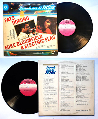 Lp 33 Giri Fats Domino/Mike Bloomfield & Electric Flag Storia Rock 77 Jazz Blues