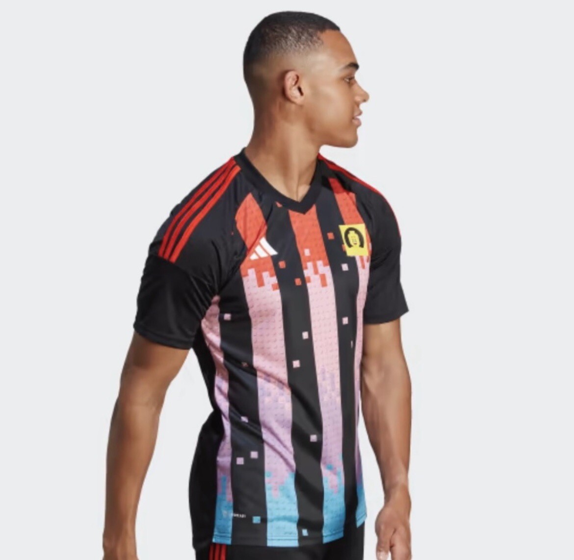Adidas X Lego Tiro Jersey Mens Small Slim Fit Black HR4329