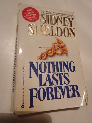 Sidney Sheldon, Nothing Lasts Forever, Paperback book
