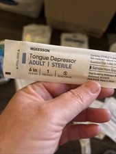 McKesson Wood Tongue Depressor -Sterile, Adult Sized 6 in. 9 