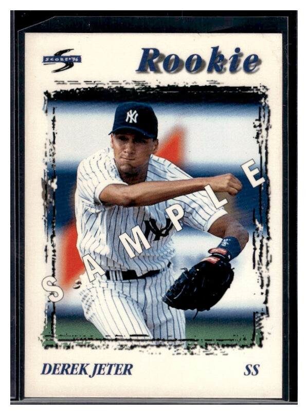 1996 Score Derek Jeter RC #240 Sample New York Yankees HOF