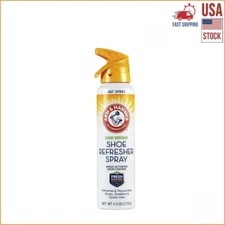 (Pack of 1) Arm & Hammer Odor Defense Shoe Refresher Spray, 4 oz, Odor Control
