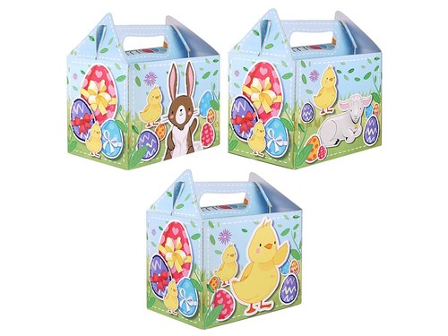 12 x Childrens Kids Themed Carry Food Meal Box Birthday Party Loot Bag Boxes - Picture 17 of 91