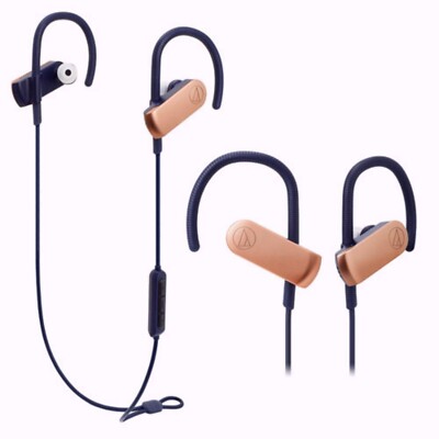 Audio Technica ATH-SPORT70BT Wireless In Ear wasserdichte Kopfhörer Roségold