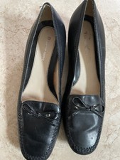 Etienne Aigner Womens Shoes Size 7M Back leather Pumps Block Heel Bombay