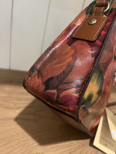 Patricia Nash Nerina Leder Poppy Tote Schultertasche Frühling Multi Blumenmuster - Bild 10 von 18