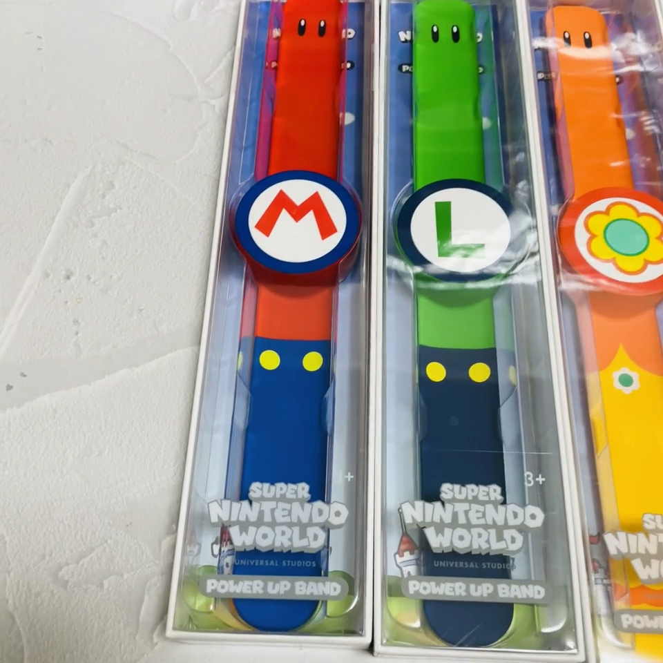 USJ Mario Power Up Band Complete 6 set Amiibo Super Nintendo World