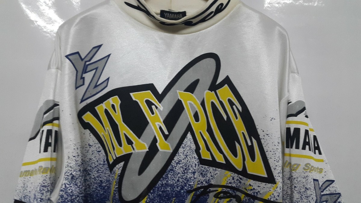 ヴィンテージモトクロスシャツ MX オンライン FORCE YZ ヤマハ 当時物