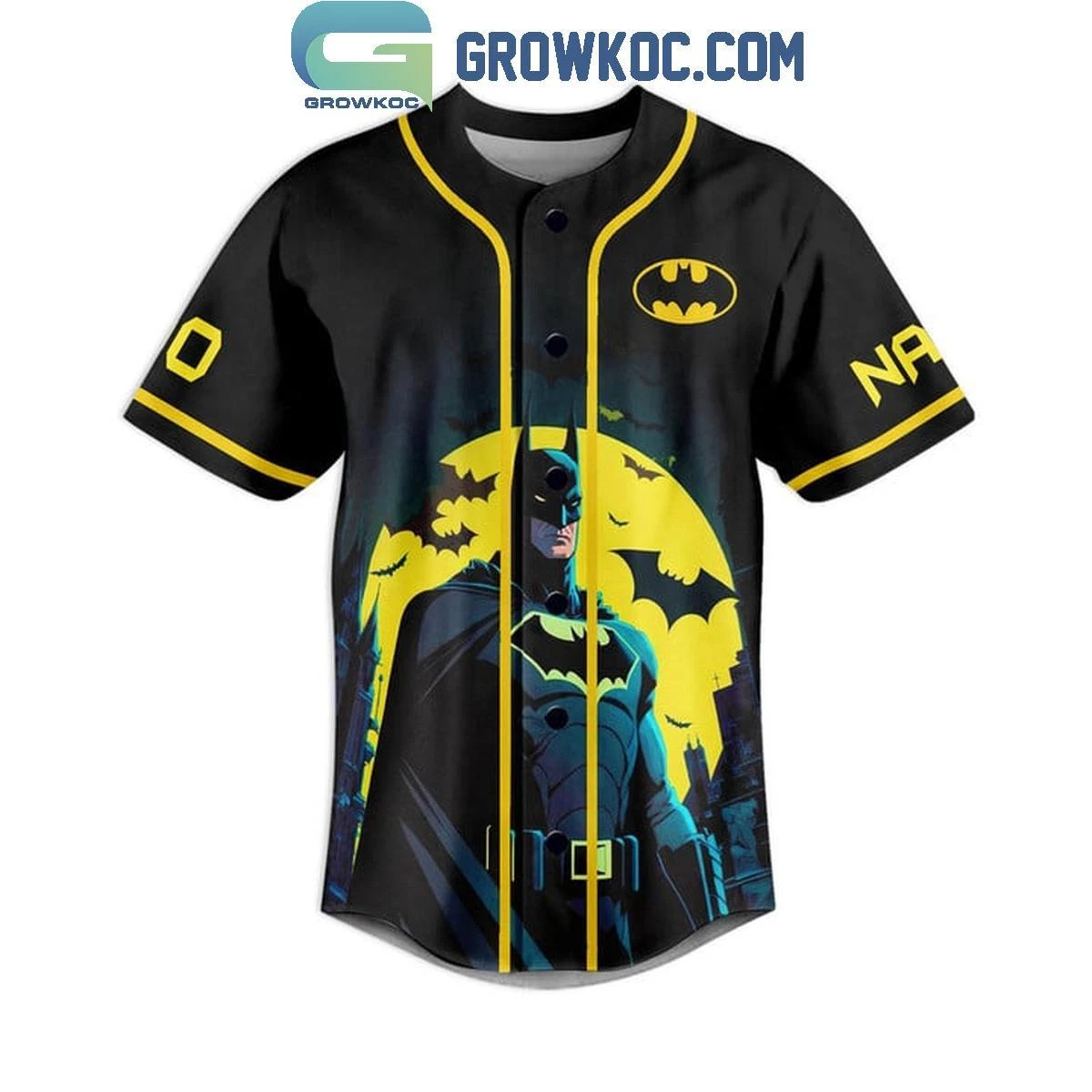 I Am Batman DC Comic Personalized Baseball Shirt