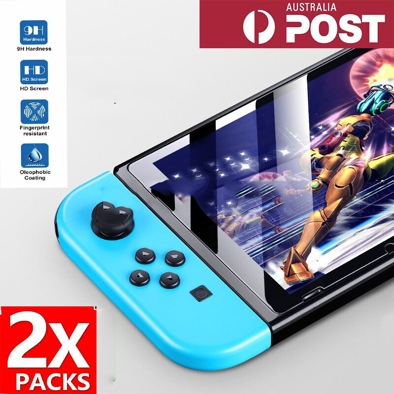 2x Tempered Glass Screen Protector For Nintendo Switch 2 Switch Lite/Switch Oled