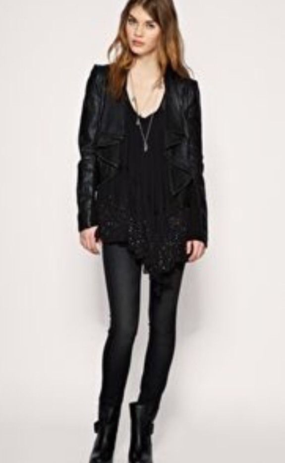 FABULOUS ALL SAINTS THALIA SILK SEMI-PRECIOUS STONE DRESS,SIZE UK 6-8 RRP £250