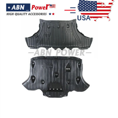 For AUDI A8 D4 2010 2011 - 2016 2017 Under Engine splash guard + gearbox guard
