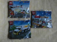 Lego Shell V-Power Blister 40194,40195,40196 Shell Tanker Polybag Neu / Ovp